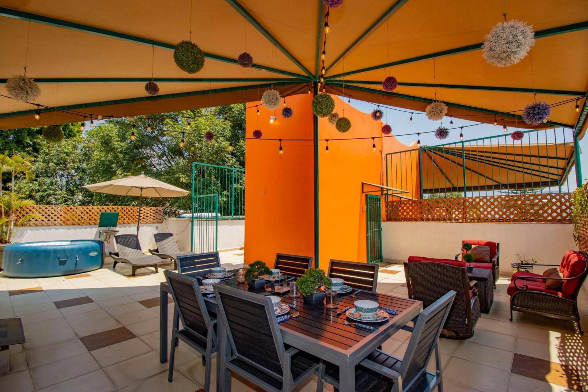 New! Bamboo Rooftop Villa Cuernavaca Bagian luar foto